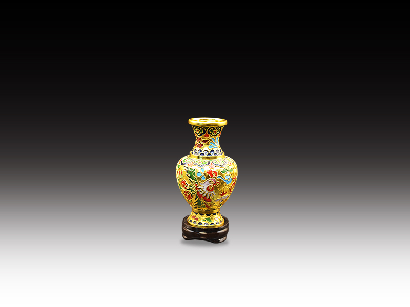 4寸《凤纹观音瓶》